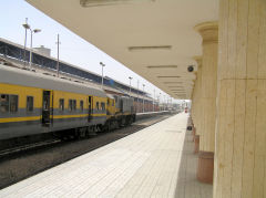 
ENR, Egyptian national Railways, No 3973 at Luxor Station, June 2010